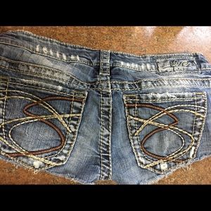 Silver bikini shorts